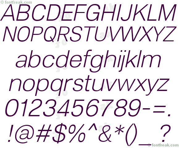 Lunchtype23 Light Italic