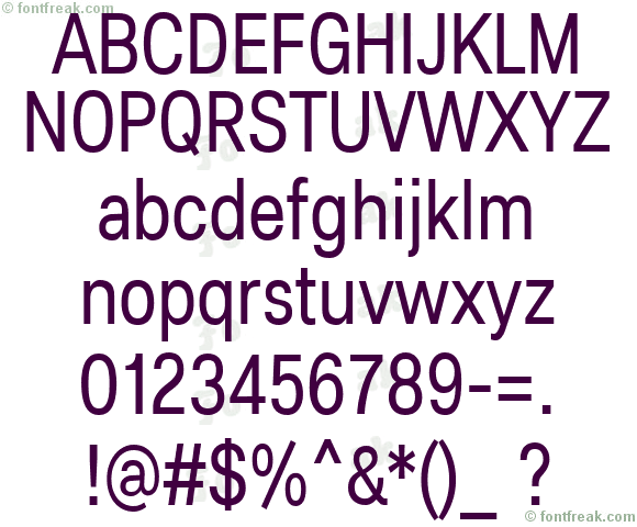 Lunchtype25 Condensed Regular