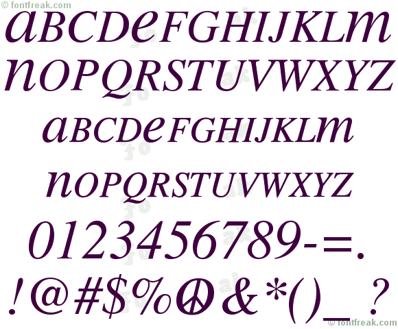 MEAN 26 Italic