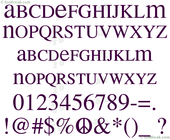 MEAN 26 Serif