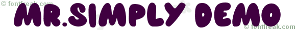 MR.SIMPLY Demo