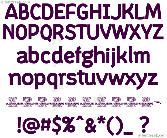 Mainland PERSONAL Bold