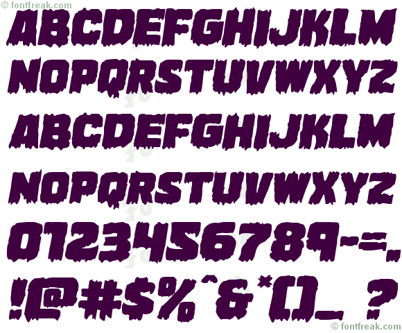 Marsh Thing Expanded Italic