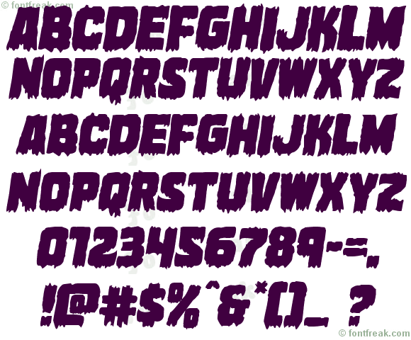 Marsh Thing Italic