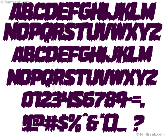 Marsh Thing Overlap Italic