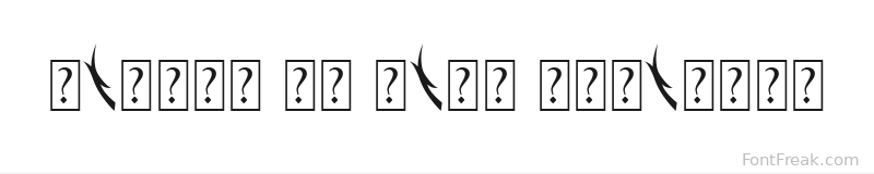 Matter Of Fact Ornament font preview