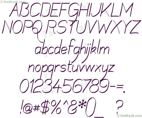 Mechanihan Ribbon Italic