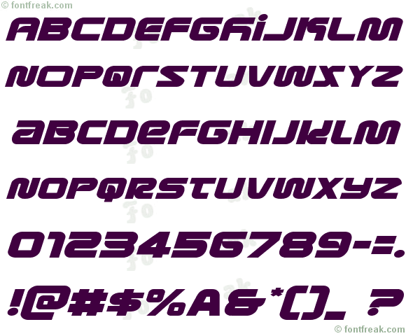 Metronauts Expanded Italic