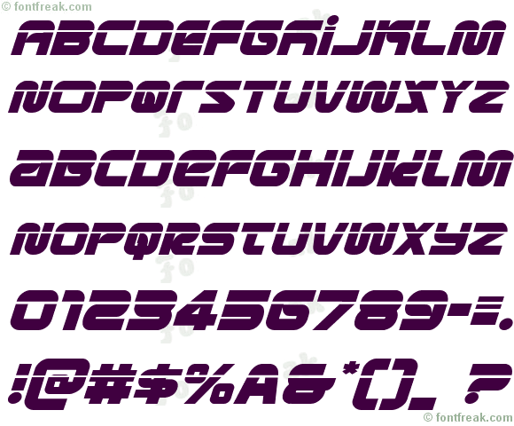 Metronauts Laser Italic