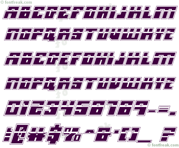 Micronian Laser Academy Italic