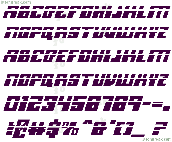 Micronian Laser Italic