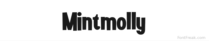 Mintmolly font preview