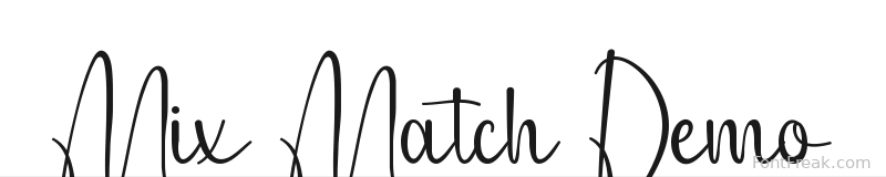 Mix Match Demo