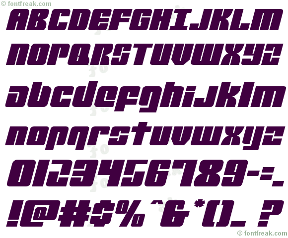 Mobile Infantry Expanded Italic