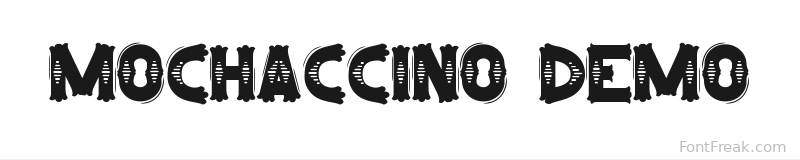 Mochaccino Demo font preview