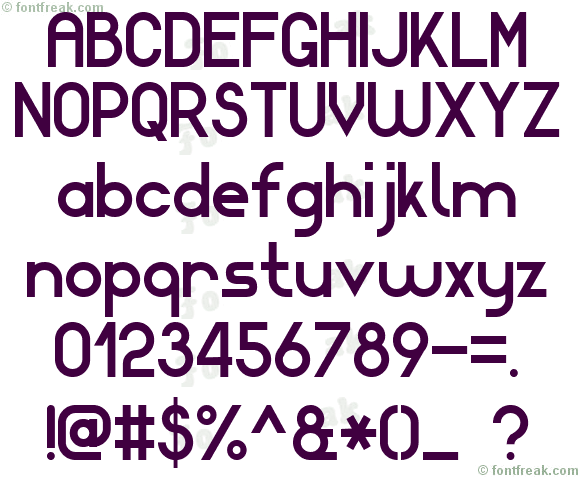 Modern Sans Serif 7