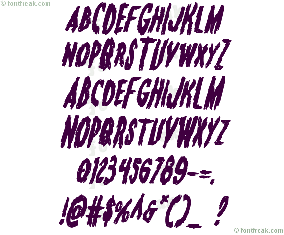 Monsterama Bold Italic