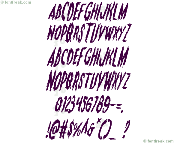 Monsterama Condensed Italic