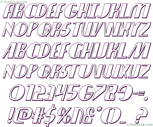 Nathan Brazil 3D Italic