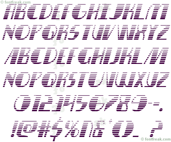 Nathan Brazil Gradient Italic