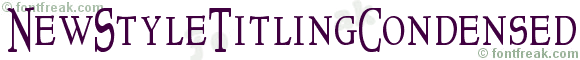 NewStyleTitlingCondensed