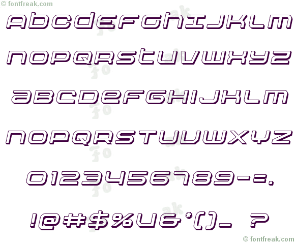 Nextwave 3D Italic