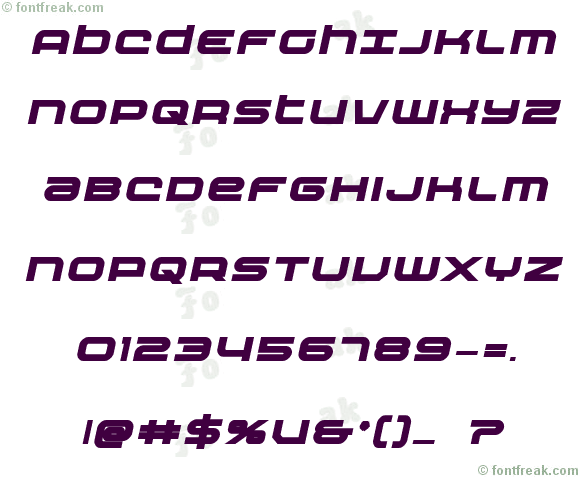 Nextwave Bold Italic