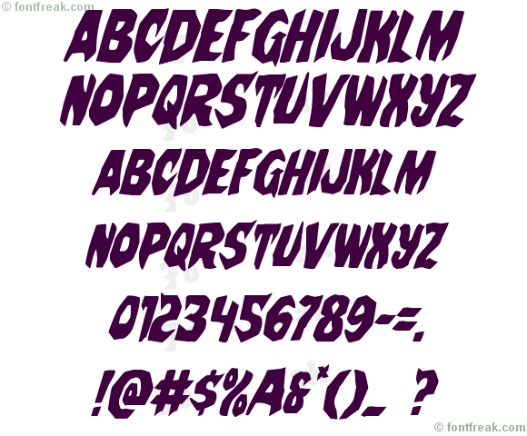 Nightchilde Condensed Italic