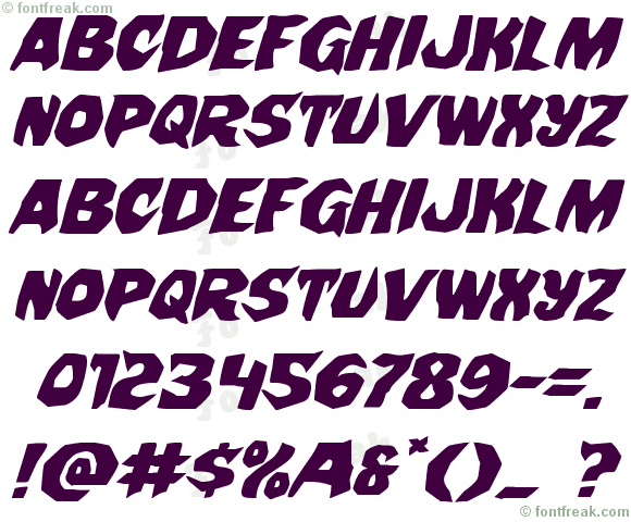 Nightchilde Expanded Italic