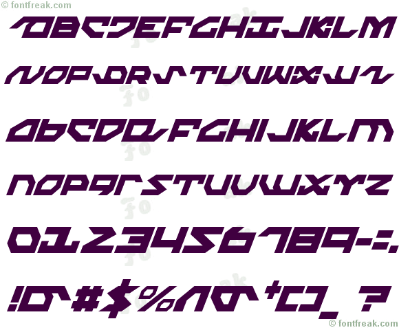 Nightrunner Condensed Italic