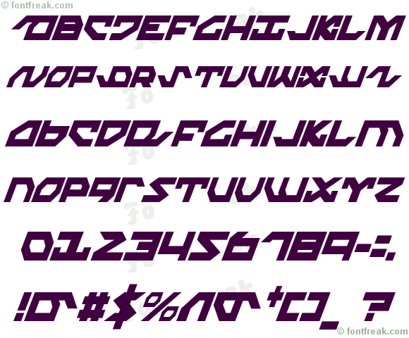 Nightrunner Extra-Condensed Italic