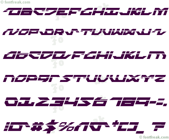 Nightrunner Laser Italic