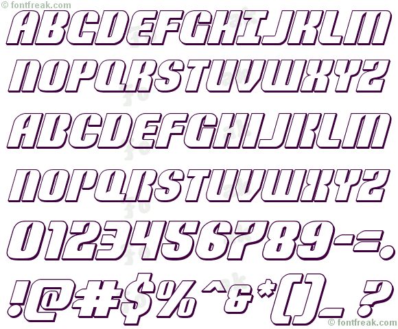 Nightwraith 3D Italic