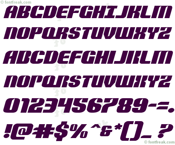 Nightwraith Expanded Italic