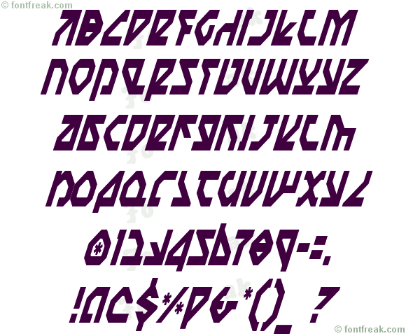 Nostromo Condensed Italic