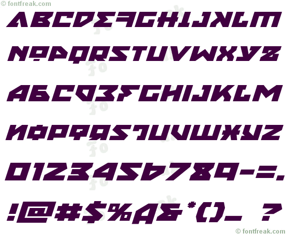 Nyet Expanded Italic