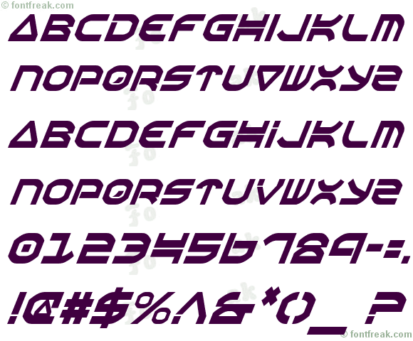 Oberon Condensed Italic