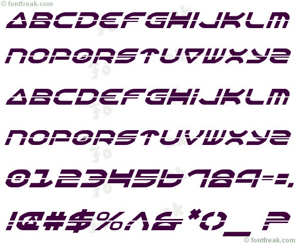 Oberon Laser Italic