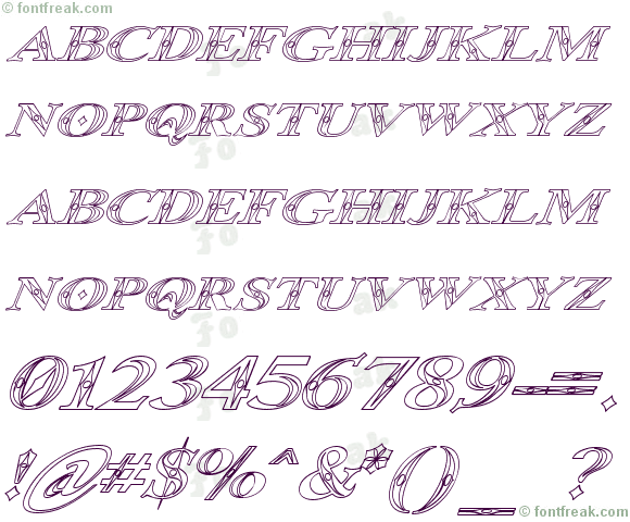 Occoluchi Italic Outline