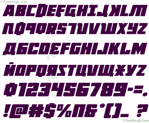 October Guard Expanded Italic