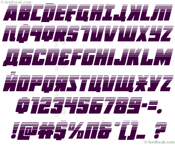 October Guard Half-Tone Italic