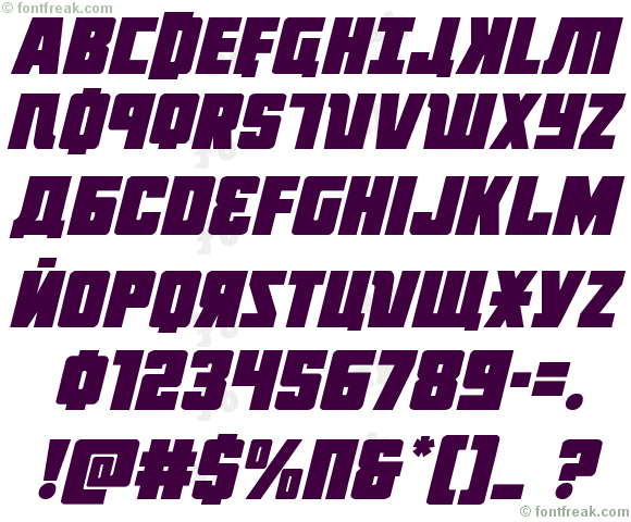 October Guard Italic