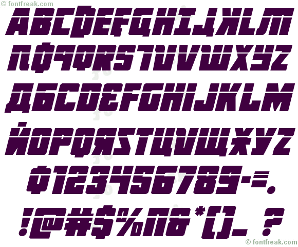 October Guard Laser Italic