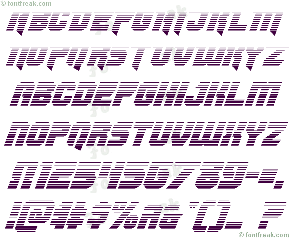 OmegaForce Gradient Italic