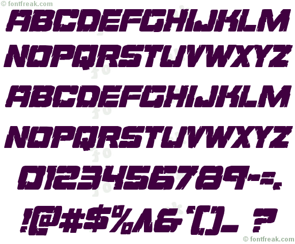 Ore Crusher Condensed Italic