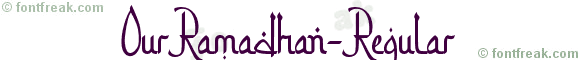 OurRamadhan-Regular