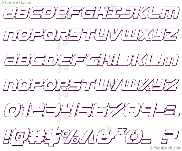 Ozda 3D Italic