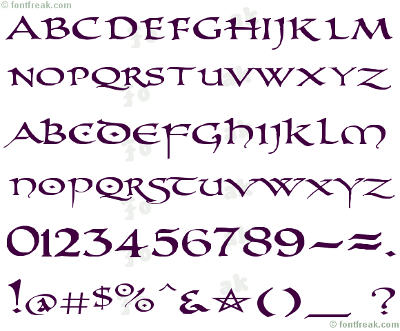 PR Uncial Alt Caps Extended