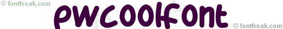 PWCoolFont