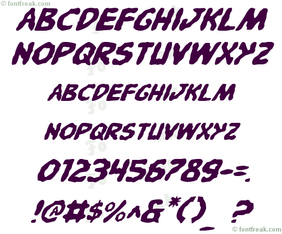 Pandemonious Puffery Italic